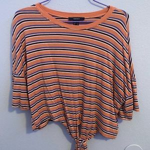 Forever 21 striped crop top